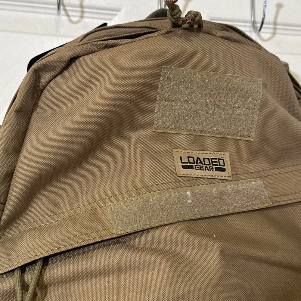 Loaded Gear GX-200 Tactical Backpack Dark Earth Brown MOLLE Military Rucksack
